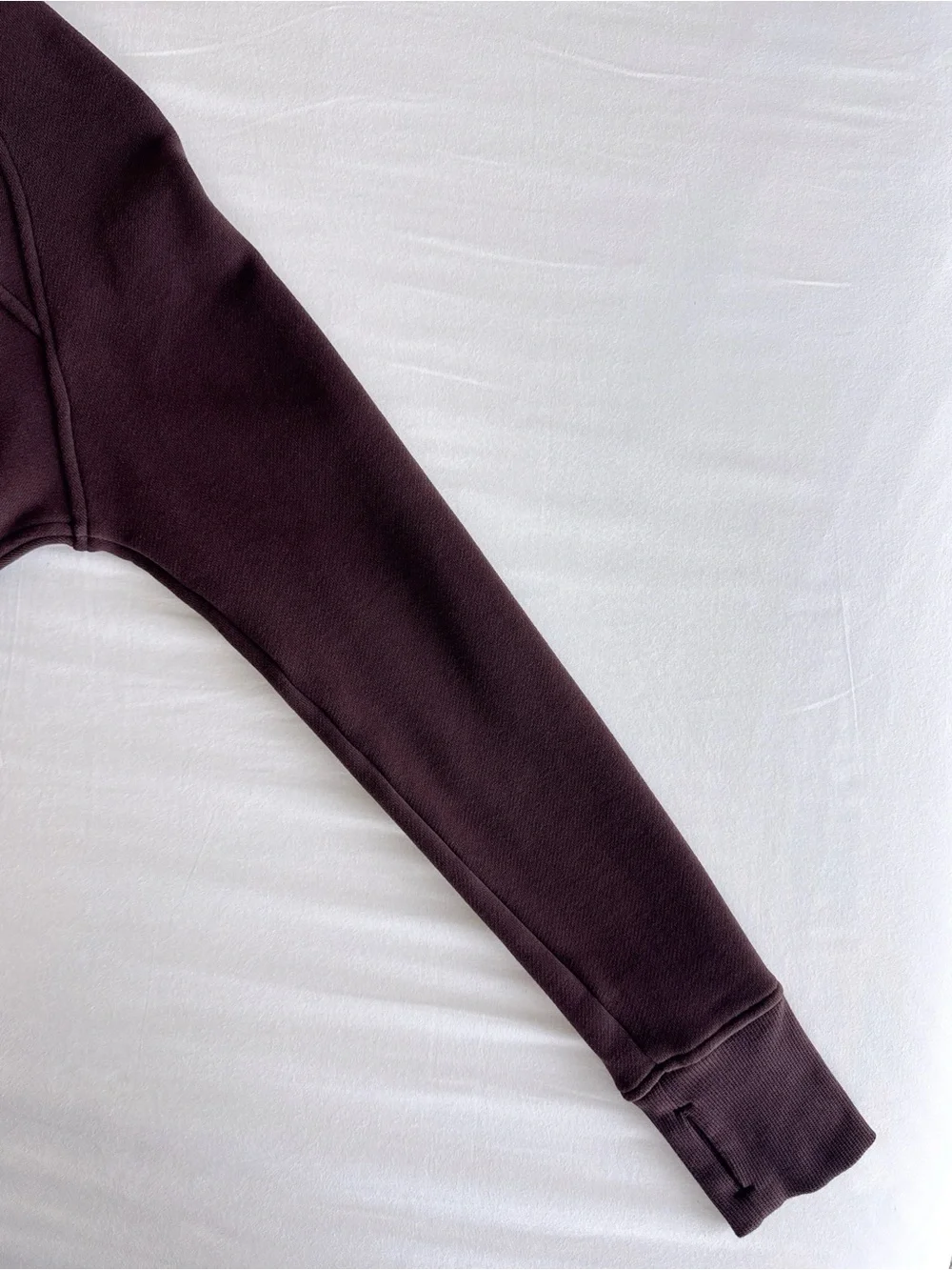 lululemon Scuba Full-Zip Cropped Hoodie Espresso/Gold Size 2 NWOT